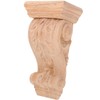Wooden Console, Capitals Made of Wood, Decorative Shelf Brackets Wood