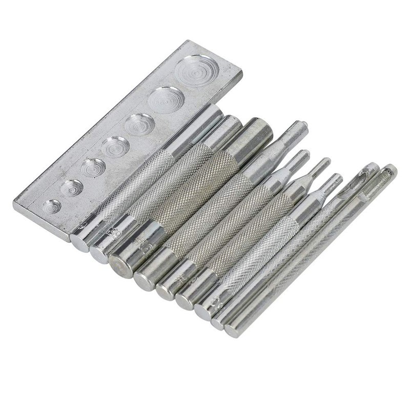 Lybunair Punch Snap Kit Metal Handle Push Button Rivet Setter