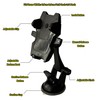 Jeremywell Universal 360 Degree Car Windshield Dashboard Suction Cup Mount