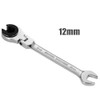 12mm Tubing Ratchet Flex-Head Metric Oil Flexible Double Open End