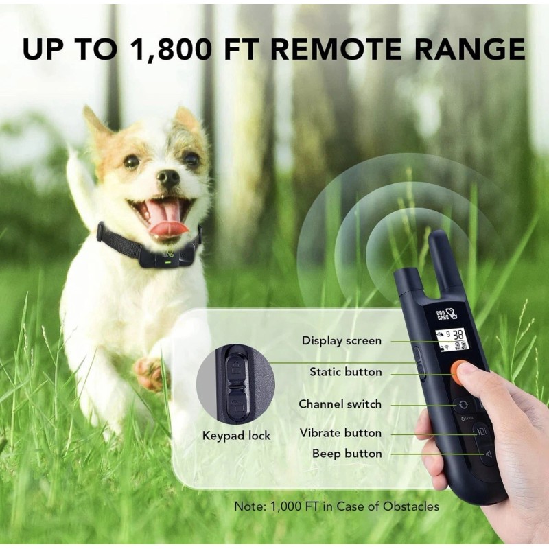 Dogcare Dog Care WELL-D TC01 Dog Training E-Collar With Remote