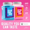 The Candery Cotton Candy Floss Sugar 32oz (2-Pack) Includes |