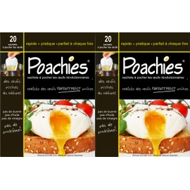Poachies Egg poaching Bags x 2=40 Bags