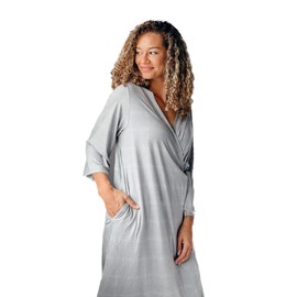 Copper Pearl Everyday Robes for Women: Soft, Lightweight Bathrobe for Women, Maternity and Postpartum Robe - Buttery, Knee-Length, Cute, Adjustable Bathrobe - Dakota - X-Large