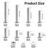 640-Piece M4 Screws Set, Pan Head Allen Screws Nuts Set,