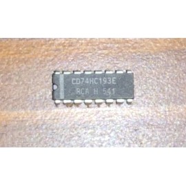 RCA  CD74HC193E  DIP16, New (old) stock, Ships from US.