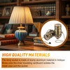Saysurey 6 Pcs Pull Chain Lamp Socket Replacement, E26 Standard