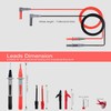 KAIWEETS Soft Silicone Electrician Test Leads Kit CAT III 1000V