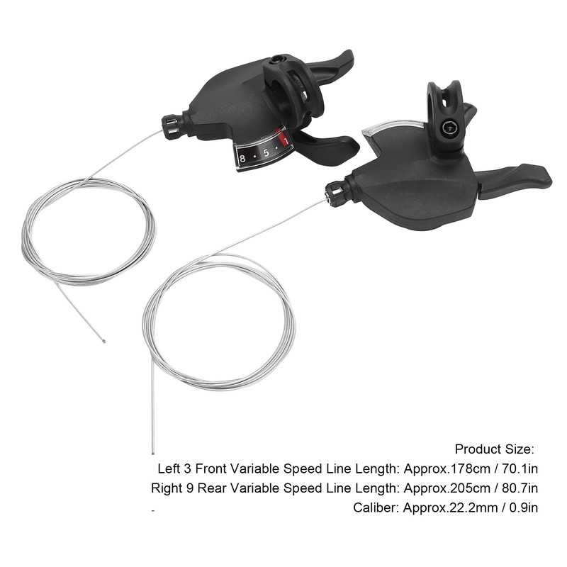 LeBycle 24 Speed Bicycle Derailleur Shifter Impact Resistance Left Right