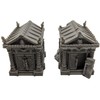 Pair of Mausoleum Grave Cemetery Tombs | 28mm 1/56 Scale