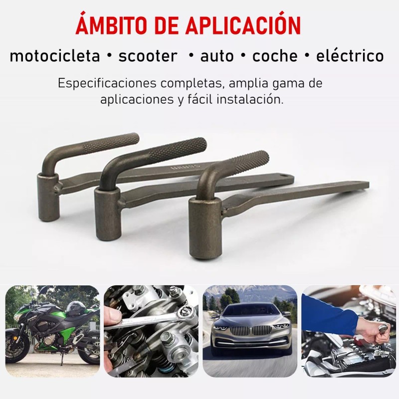 Zuotai 8mm/9mm/10mm 3pcs/set Llave De Válvula De Para Motocicleta