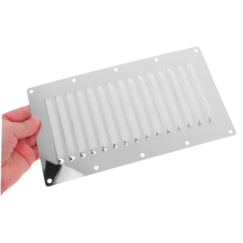 TEHAUX Stainless Steel Louvered Vent Cover for Extractor Fan Durable