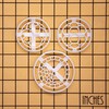BAKERLOGY Set of 3 Embryo Cookie Cutters (Shapes: 4 Cells,