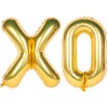 Gold Letter Balloons 40 Inch Giant Jumbo Helium Foil Mylar