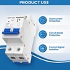 DC Circuit Breaker 32A 2P 500V, Miniature Disconnect Switch for