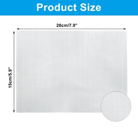 Bonsicoky 6 Pcs Welding Mesh, Stainless Steel Wire Mesh Screen for Bumper Kayak Window Thermoplastic Repair