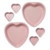 Paris Hilton Heart Shaped Nonstick Bakeware Set, Easy Release Carbon