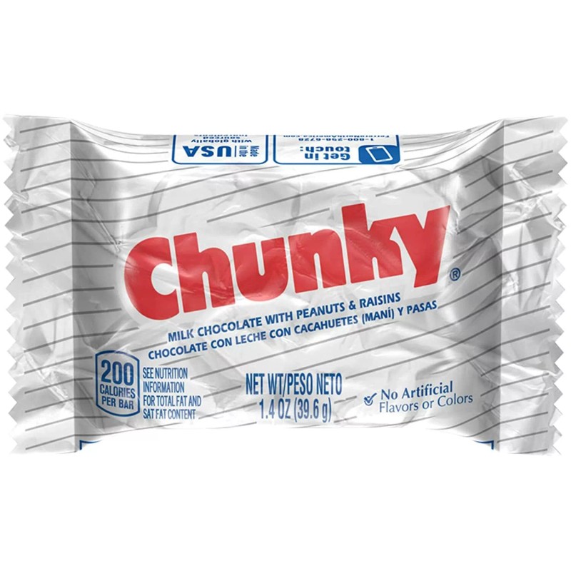 Nestlé Chunky Milk Chocolate Candy Bars, Bulk Individually Wrapped Ferrero