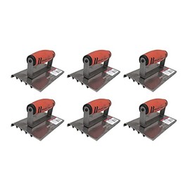 Kraft Tool Co. CF112PF 6 in. x 4 in. Safety Step Edger Groover with ProForm Handle, 6-Pack