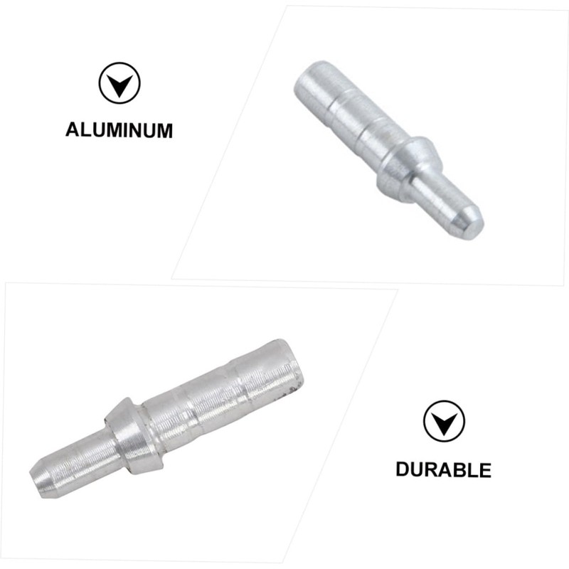 Sosoport 40pcs Nock Accessories Aluminum Tails Shafts 4.2mm Inner Diameter