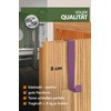 4smile Door Hooks, Set of 10, Colourful, Stainless Steel Door