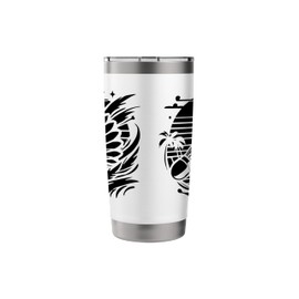 Unicorn Badminton Player Shuttlecock Stainless Steel Insulated Tumbler