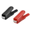 uxcell 2pcs 50A Heavy-Duty Alligator Clips,Battery Crocodile Electrical Test Clamps,Battery