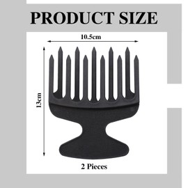 2 Pieces Hair Comb, Curling Comb, Home Hair Comb, Plastic Comb, Wide Tooth Comb, Portable Comb