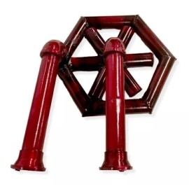 Quemador Doble Estrella, Con Codo, T. Inyectada