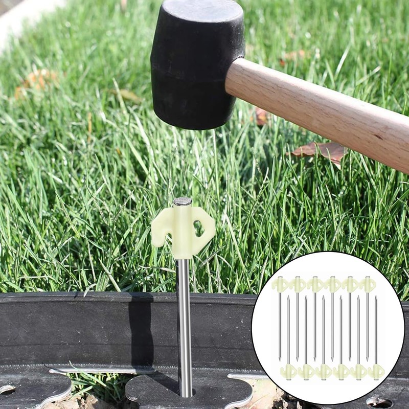WELANE Eavy Duty Tent Stakes, 12PCS Luminous Aluminium Tent Pegs
