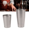 304 Stainless Steel Cocktail Shaker 2 Section Bartending Mixer Bar
