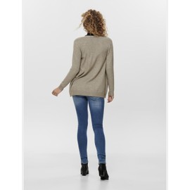 ONLY Women’s Cardigan, Beige (Beige Detail: W. Melange)