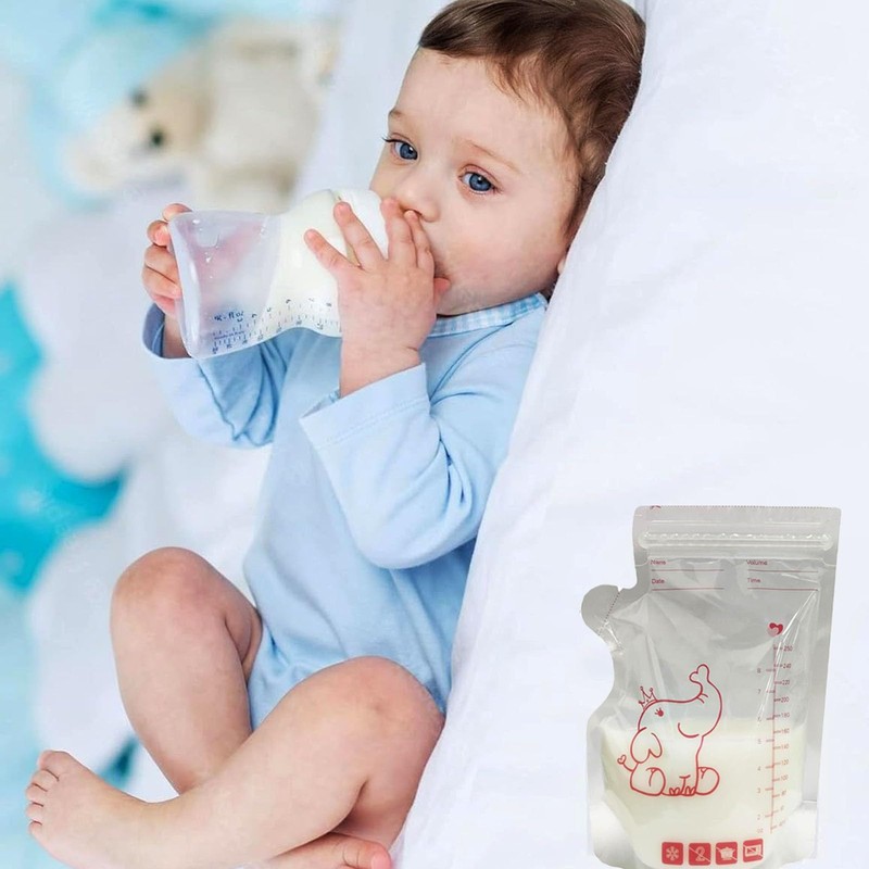 50 StüCk Muttermilchbeutel,Breast Milk Storage Bags,Breast Milk Storage Bags,Muttermilchbeutel Zum