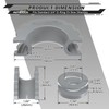 AUTMATCH D Ring Shackle Isolators Washers Kit - 2 Rubber