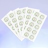 Gift Seal, Message Sticker, Medium and Old Years, Diameter 1.3