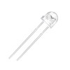 Chanzon 100 pcs 5mm White Straw Hat LED Diode Lights