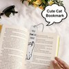 Cute Cat Bookmark, Zinc Alloy Kitten Paw Print Bookmarks Reading