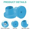 4 Pcs Replacement Feet for Bath Chair Shower Chair Leg