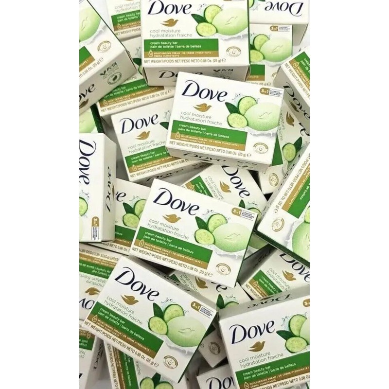 Dove 15X Dove Cream Beauty Mini Bars Soap Cucumber &