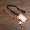 PATIKIL Badge Lanyard with Flat Key Ring Snap Hooks 11