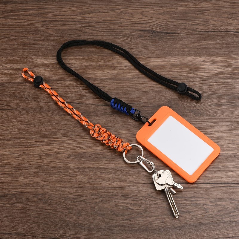 PATIKIL Badge Lanyard with Flat Key Ring Snap Hooks 11