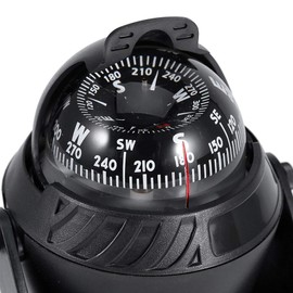 Navigation Compass Adjustable Illuminated Marine Compass for Boats Vehicles Hiking Camping Mountaineering Camping