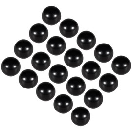 CoCud Duroplast Ball Knobs M5 Female Thread 16 mm Diameter Plastic Metric Hand Screw Handle Black - (Application: for Lathes Machines Lever Handle) Pack of 20