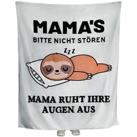 ZUZGO Geschenke für Mama Kuscheldecke Mama Geschenk Geburtstag Muttertag Decke Beste Mama Geburtstagsgeschenk Weihnachten für Frauen