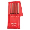 Starrett S248PC Extended Length Drive Pin Punch Set, 1/8"-3/8" Pin