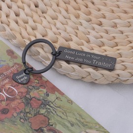 Colleague Leaving Good Luck Gifts for Women Men Work Colleague Keyring Gifts for Colleagues Coworker Goodbye Gifts Co Worker Good Luck in Your New Job Gifts Funny Co Worker Coworker Gifts