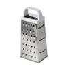 Cuisena 4-Sided Grater Box, Silver/White 37 cm*47 cm*10 cm
