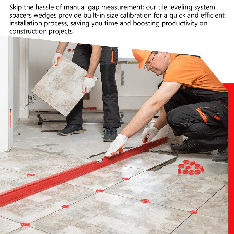 Nuanchu 500 Pcs 1/16"(2mm) Tile Spacers Removable Cross Ceramic Spacers