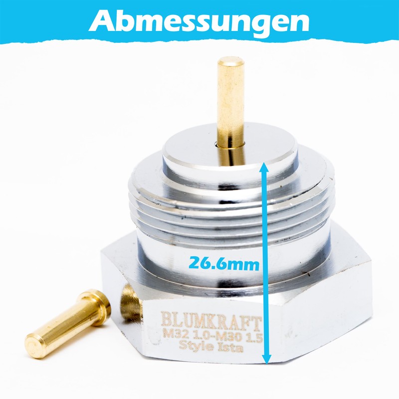 BLUMKRAFT ISTA Radiator Adaptor Connector M32 x 1 to M30