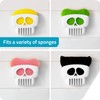 PELEG DESIGN Brain Drain White Skull Sponge Holder for Kitchen,